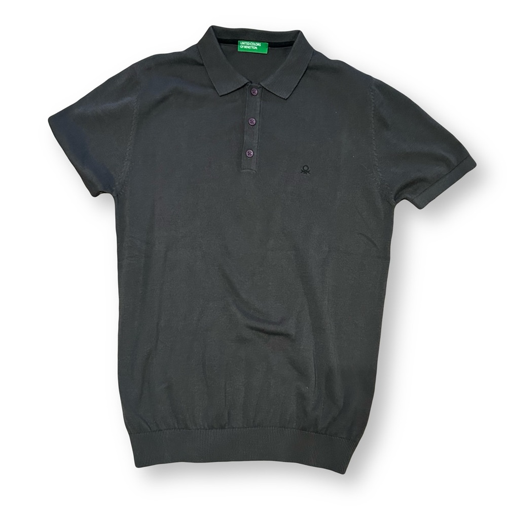 United Colors of Benetton / Men’s Knit Polo Gray size Medium